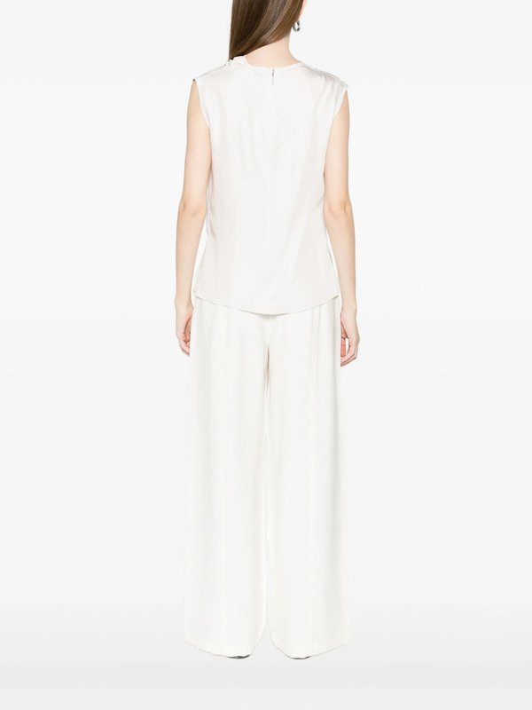 The Best Shops CALVIN KLEIN: Tops y camisetas sin mangas - Top - Blanco