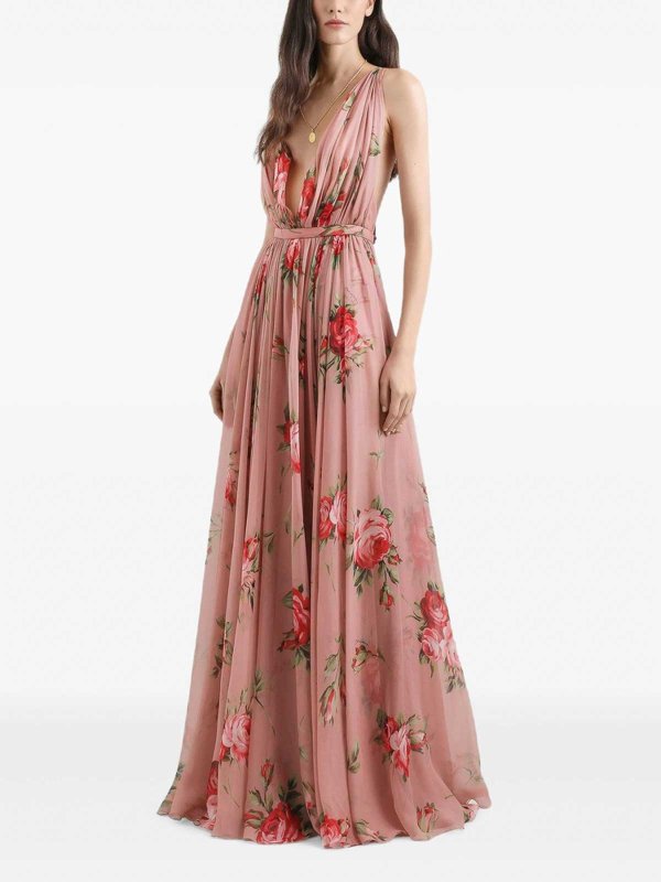The Best Shops DOLCE & GABBANA: ニーレングスドレス - 膝丈ドレス - ピンク