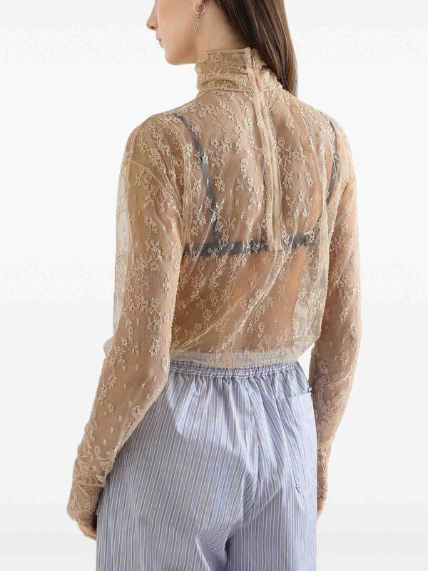 The Best Shops DOLCE & GABBANA: トップス＆タンクトップ - トップ/タンクトップ - ヌードカラー