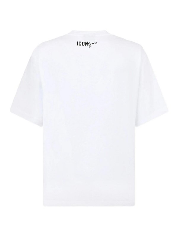 DSQUARED2: T-shirts online - T-Shirt - Weiß