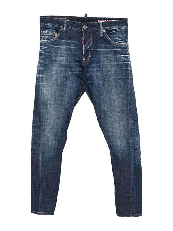 DSQUARED2: Jeans Rectos - Vaqueros Rectos - Azul