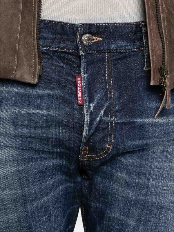 The Best Shops DSQUARED2: Jeans Rectos - Vaqueros Rectos - Azul