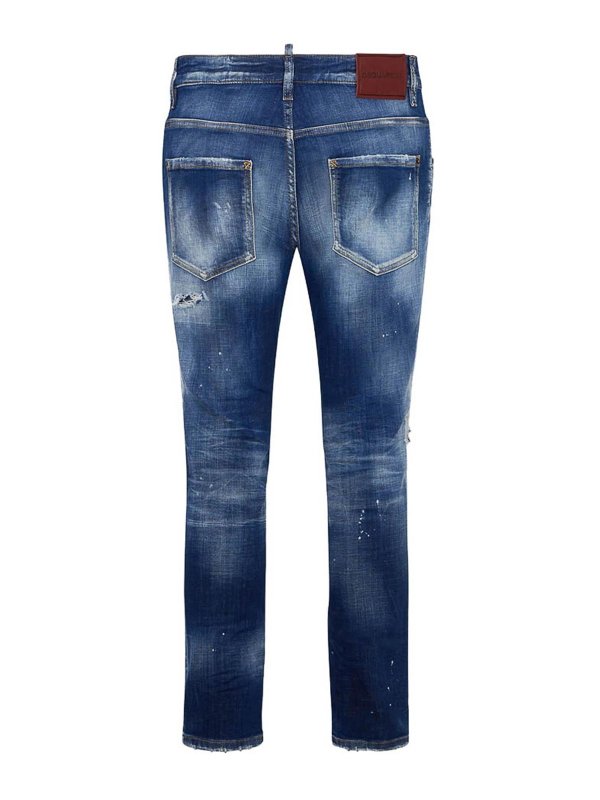 DSQUARED2: jeans dritti, a sigaretta online - Jeans