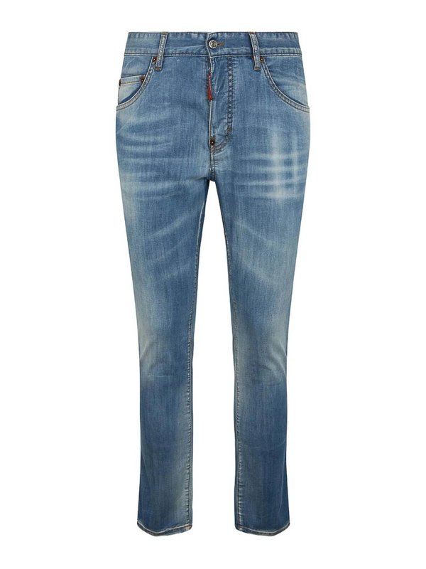 DSQUARED2: Jeans Rectos - Vaqueros Rectos - Azul
