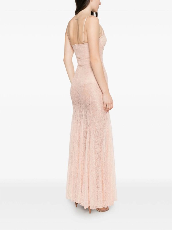 ELISABETTA FRANCHI buy online 膝丈ドレス - ヌードカラー