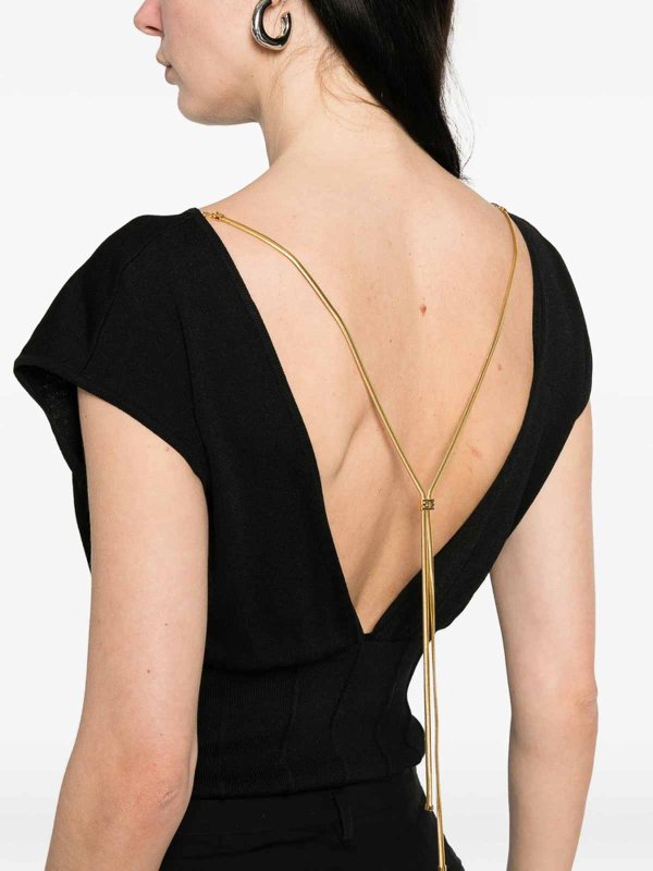 The Best Shops ELISABETTA FRANCHI: トップス＆タンクトップ - トップ/タンクトップ - 黒