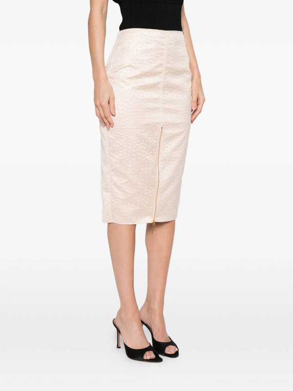 ELISABETTA FRANCHI buy online 膝丈/ミディスカート - ヌードカラー