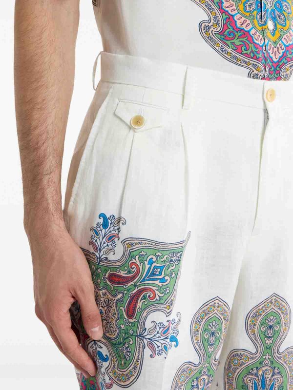 The Best Shops ETRO: Shorts - Shorts - Blanco