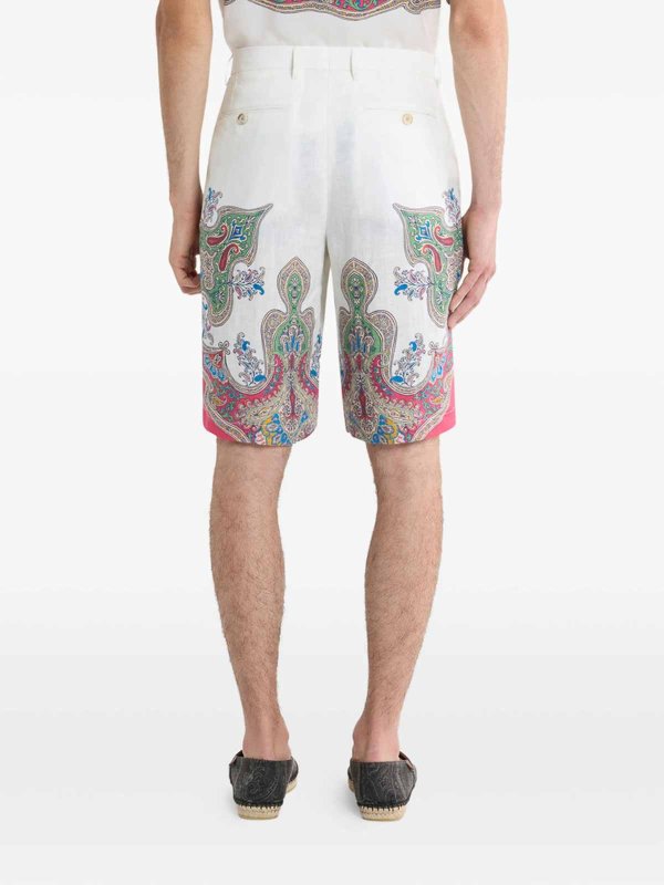 Shorts - Blanco shop online: ETRO