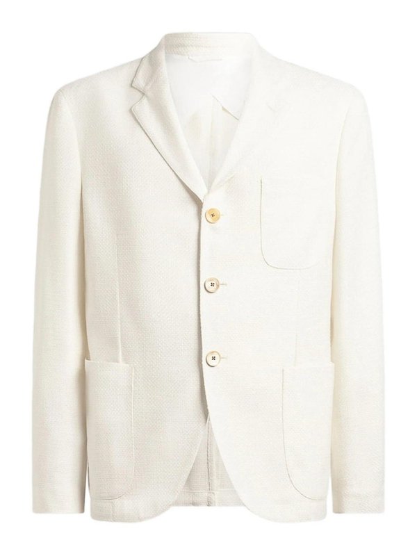 ETRO: Abrigos semilargos - Abrigo Midi - Blanco