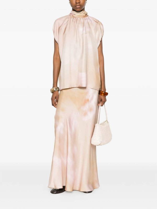 The Best Shops FABIANA FILIPPI: Knielange und Midi Röcke - Midirock - Nude
