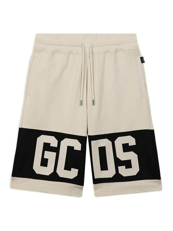 GCDS: Hosen Shorts - Shorts - Creme