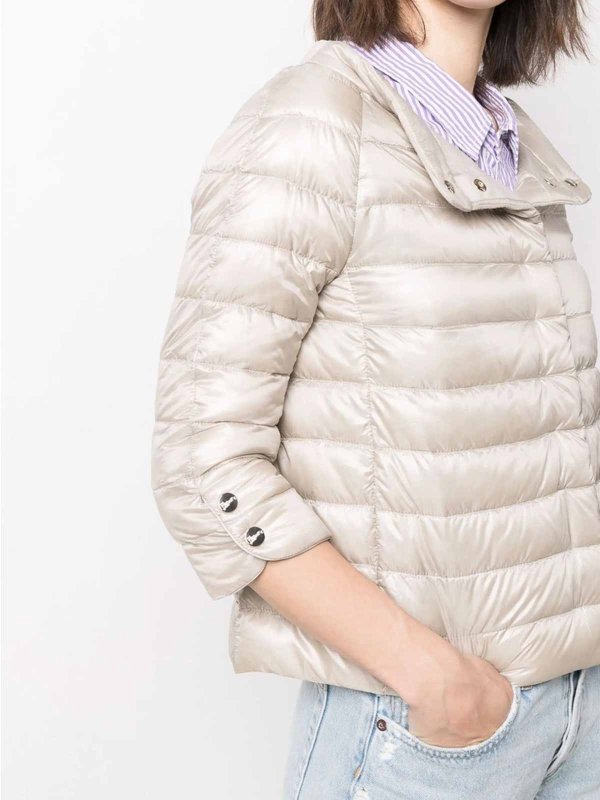 The Best Shops HERNO: Daunenmantel - Silber