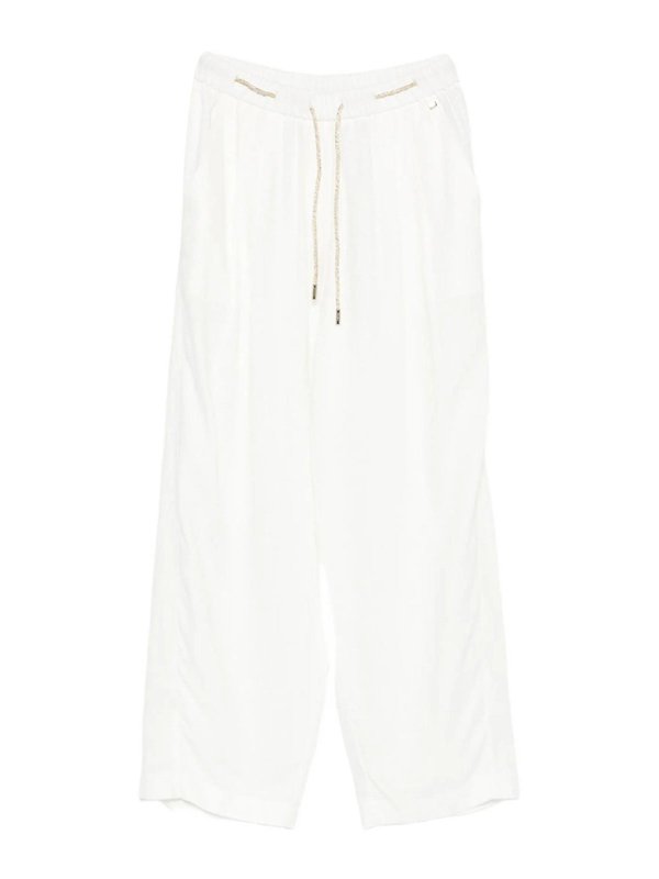 HERNO: Casual Hosen - Casual Hose - Weiß
