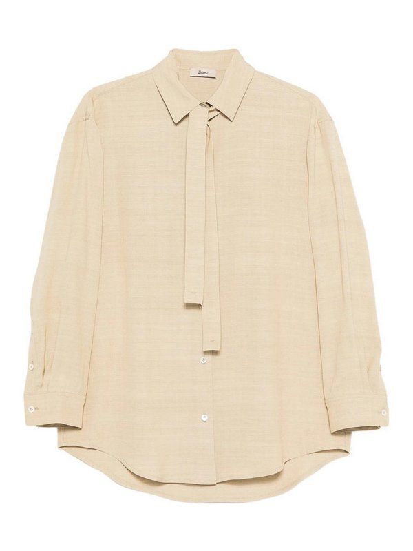 HERNO: Hemden - Hemd - Beige