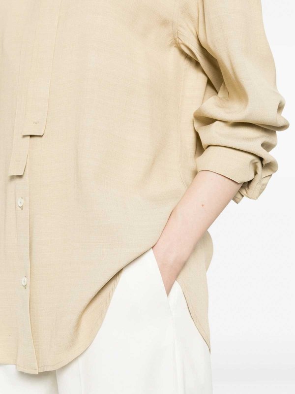 The Best Shops HERNO: Hemden - Hemd - Beige