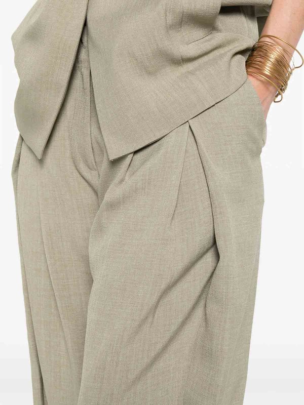 The Best Shops Iro: Pantalons casual - Pantalons Décontractés - Vert