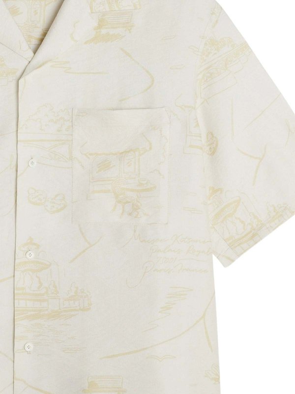 MAISON KITSUNÉ buy online シャツ - ベージュ