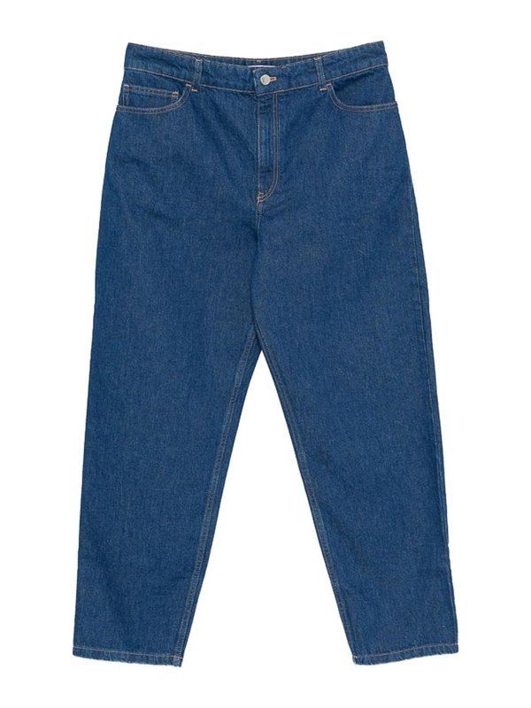 MAISON KITSUNÉ: straight leg jeans - Jeans
