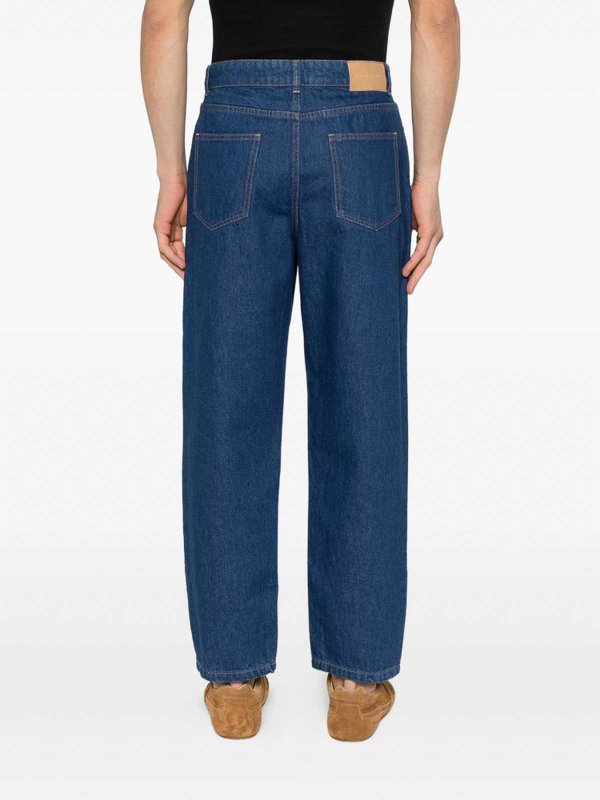 MAISON KITSUNÉ: straight leg jeans online - Jeans