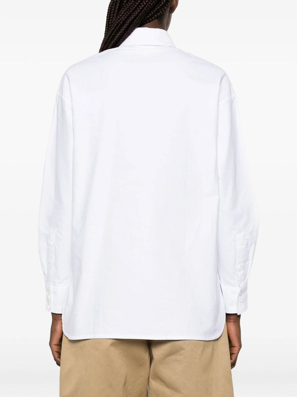 シャツ - 白 shop online: MAISON KITSUNÉ