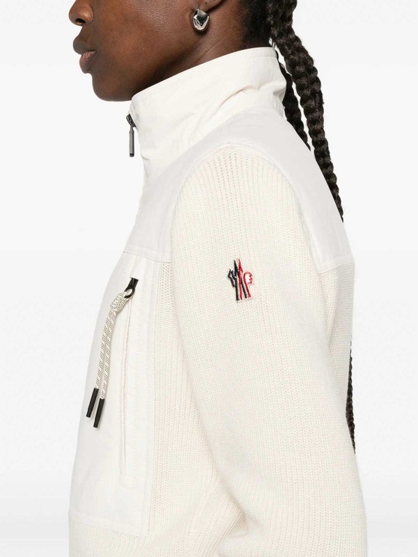MONCLER: ニーレングスコート online - 膝丈コート - ヌードカラー
