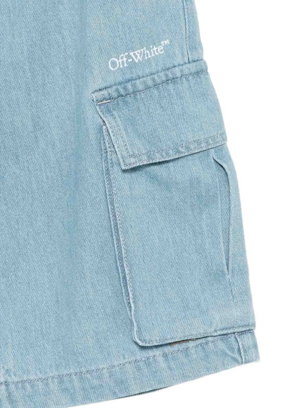 The Best Shops OFF-WHITE: Shorts - Short - Bleu