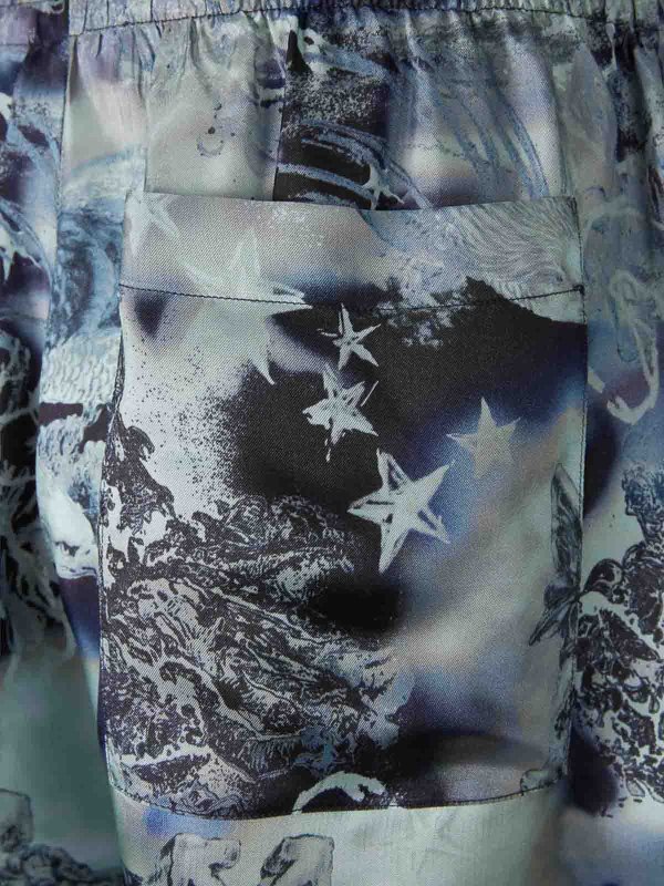 The Best Shops OFF-WHITE: Shorts - Short - Bleu