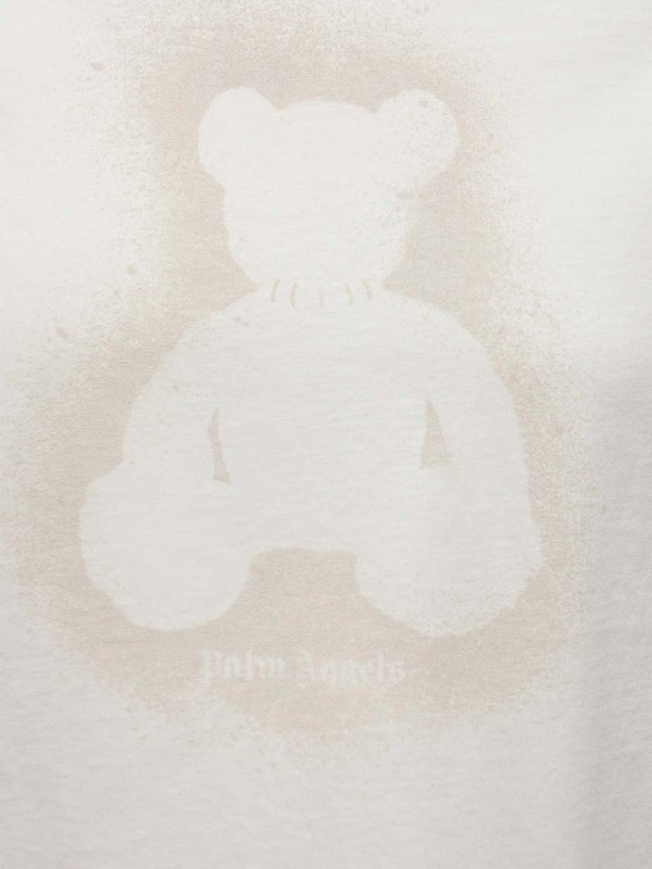 The Best Shops Palm Angels: T-shirts - T-Shirt - Weiß