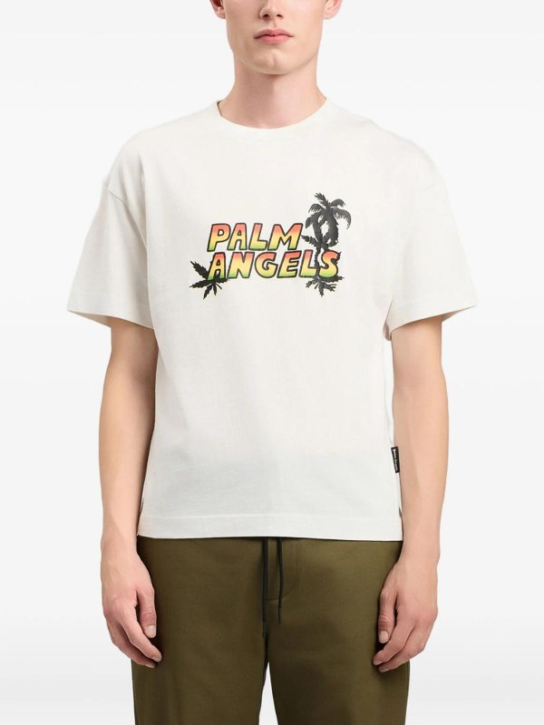 T-Shirt - Weiß shop online: Palm Angels