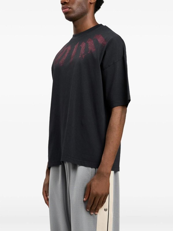 The Best Shops Palm Angels: T-shirts - T-Shirt - Schwarz