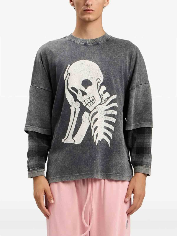 Palm Angels: Sweatshirts und Pullover online - Sweatshirt - Grau