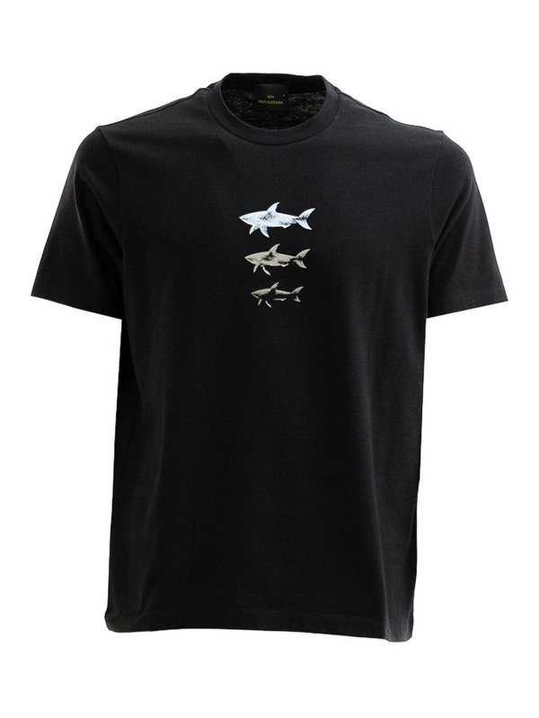 PAUL & SHARK: T-shirts - T-Shirt - Schwarz