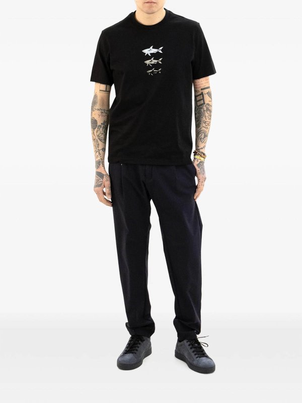 PAUL & SHARK: T-shirts online - T-Shirt - Schwarz