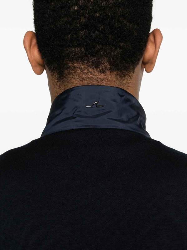 The Best Shops PAUL & SHARK: Strickpullover mit Rundhalsausschnitt - Rundhalspullover - Blau