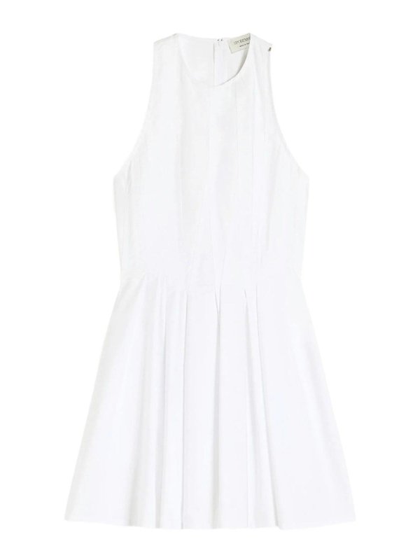 SPORTMAX: ニーレングスドレス - 膝丈ドレス - 白
