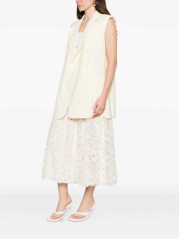 SPORTMAX: Chalecos  online - Chaleco - Blanco