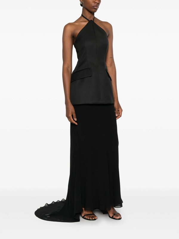 The Best Shops SPORTMAX: ニーレングスドレス - 膝丈ドレス - 黒