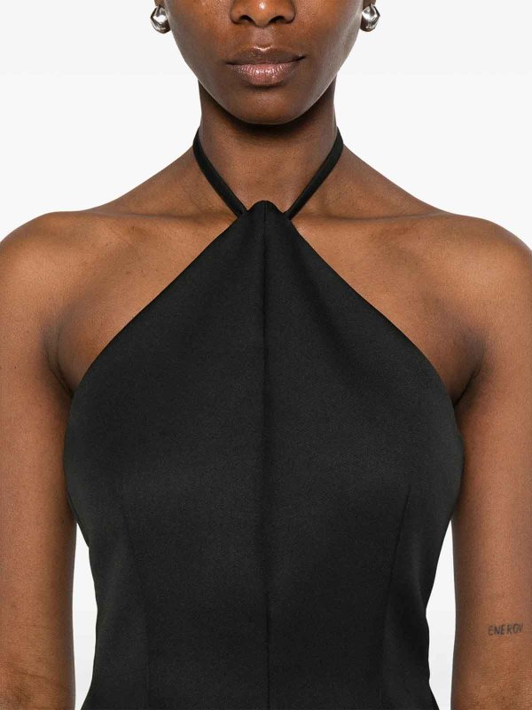 膝丈ドレス - 黒 shop online: SPORTMAX