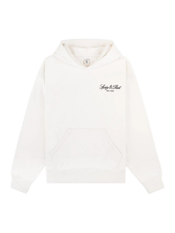 SPORTY & RICH: Sweatshirts und Pullover - Sweatshirt - Weiß