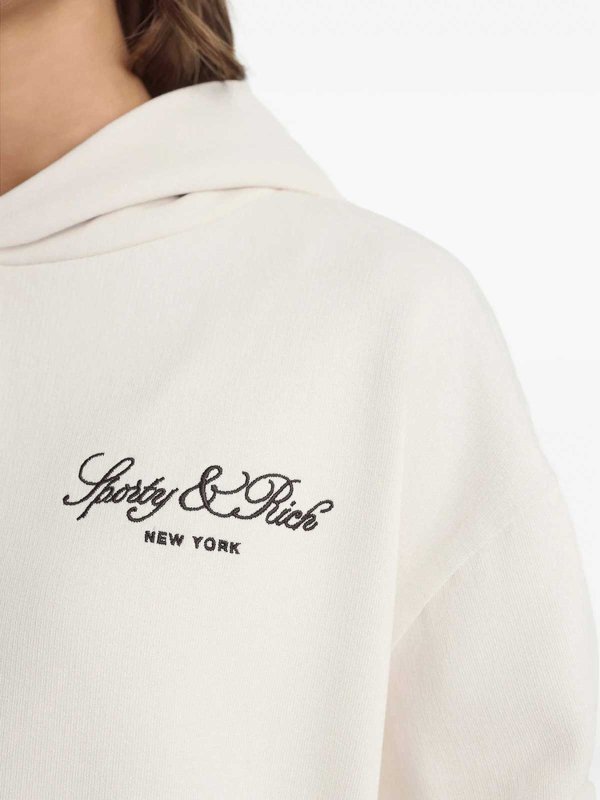 Sweatshirt - Weiß shop online: SPORTY & RICH