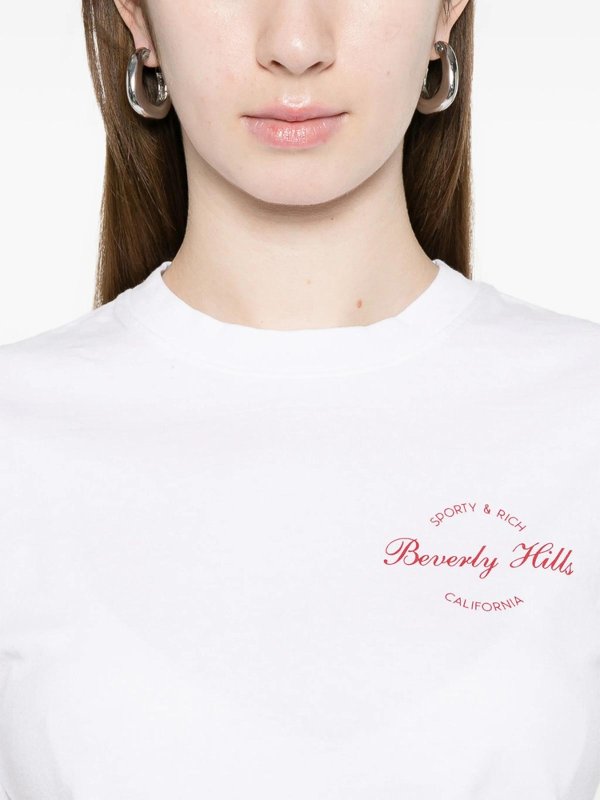 The Best Shops SPORTY & RICH: T-shirts - T-Shirt - Weiß