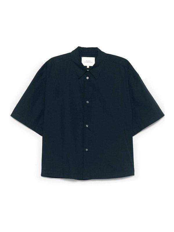 STUDIO NICHOLSON: Camisas - Camisa - Azul