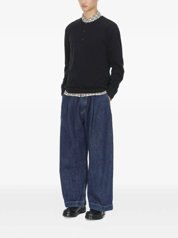 The Best Shops STUDIO NICHOLSON: Rundhalspullover - Schwarz