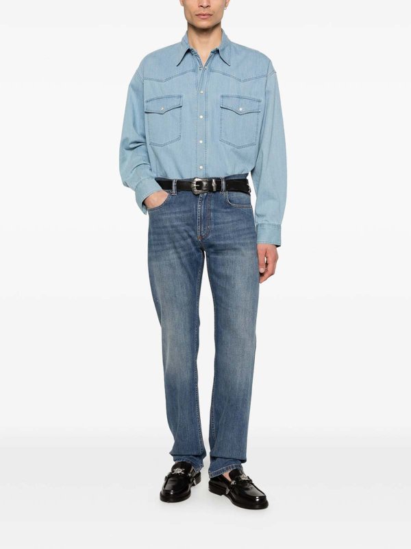 The Best Shops VERSACE: straight leg jeans - Jeans