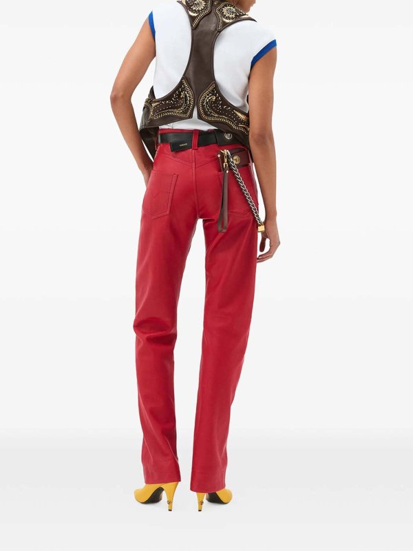 VERSACE buy online Leather Pant