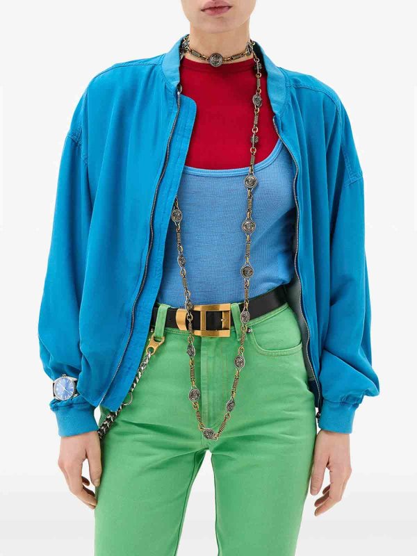 VERSACE: Tops und Tank Tops online - Top - Blau