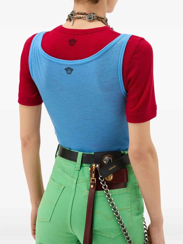 The Best Shops VERSACE: Tops und Tank Tops - Top - Blau