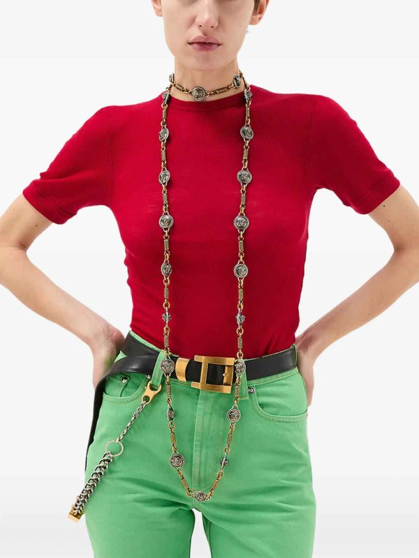 VERSACE: Tシャツ online - Tシャツ - 赤