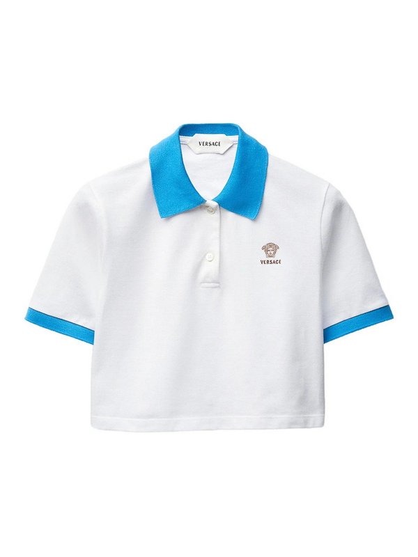 VERSACE: Pull col rond - Pull Col Rond - Blanc